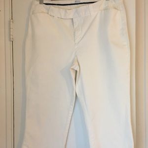 GAP White boot cut pants.